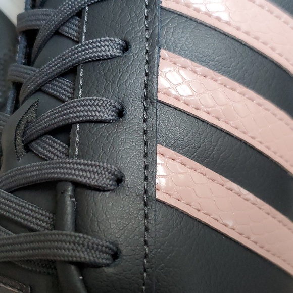 NIB Adidas Grand Court 7.5 Cloud Form Comfort Grey  Pink Sneakers women's hot - Picture 8 of 11